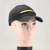 Cappellino da Baseball LED Ricaricabile con Fori Laser, 6 Pannelli Traspiranti, Cappello da Golf con Lampada LED