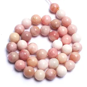 Curación cristales piedras 6 8mm 10mm 12mm redonda Natural Rodonita piedras preciosas perlas para la fabricación de la joyería DIY pulsera collar Material