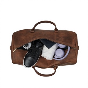 Sac à dos tactique en cuir pour homme, léger (2 lb), avec plusieurs compartiments, fermeture éclair, poignée supérieure, forme rectangulaire, pour le sport et le quotidien - Product Image 6