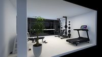 MRD - Conjunto Completo de Equipos de Gimnasio Comerciales Profesionales de 30 m² para Entrenamiento de Fuerza y Cardio, Soluciones para Centros de Fitness
