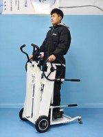 Équipement de rééducation à la marche au design soigné pour personnes handicapées, portable, avec fonctions flexibles pour l'exercice et le soutien post-chirurgical