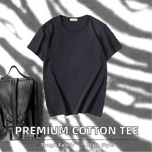 Camiseta de Alta Calidad, 260 g/m², Algodón y Fibra de Bambú, Diseño de Logotipo Personalizado, Bordado, Estampado Extra Grande, Larga, Gruesa - Product Image 2