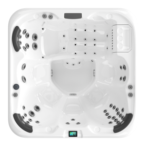 Hot Tube Piscine Spa Extérieure pour 6 Personnes avec Fonction de Massage Moderne pour Jacuzzi pour Hôtels Villas Intérieur et Jardin - Product Image 1