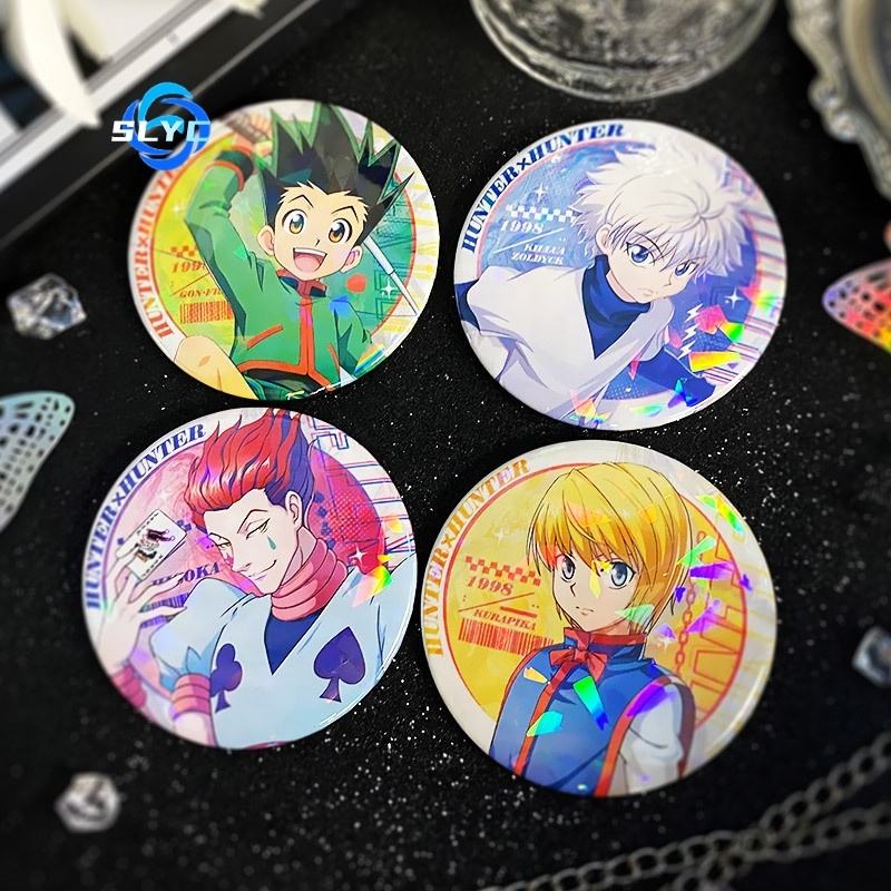 HunterxHunter Figurines Badges Anime Tinplate Badge Mignon