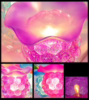 Brûleur à mazout en verre d'arôme en cristal pour artisanat créatif chauffe-huile en verre lampe à gradation électrique brûleur à huile essentielle électrique