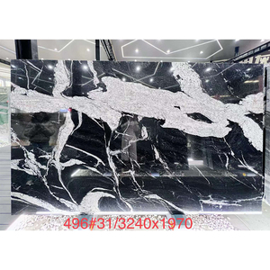 Losas de granito Goldtop Copa Cabana estilo Pop negro con manchas blancas a prueba de agua para uso en el suelo solución de diseño gráfico OEM/ODM - Product Image 5