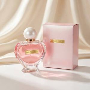 <span class=keywords><strong>Perfume</strong></span> de Lujo de Marca Privada, Botella en Forma de Corazón, Logotipo Personalizado OEM, Fragancia Intensa de Peonía y <span class=keywords><strong>Rosa</strong></span>, Tapa <span class=keywords><strong>Rosa</strong></span> <span class=keywords><strong>Perla</strong></span>, EDP - Product Image 1