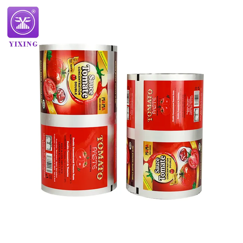 Kunden spezifische Tomatensauce Liquid Sachet Aluminium folie Laminierte Kunststoff folie in Lebensmittel qualität für die Verpackung von Tomatenmark