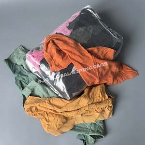 Trapos de limpieza de algodón 100% reciclado, sostenibles y de colores, tipo forro polar, para limpieza. - Product Image 1