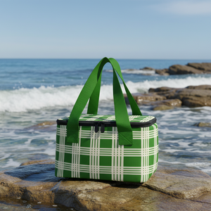Hawaii Palaka Design <strong>Custom</strong> Design Logo Aluminum Foil Small <strong>Insulated</strong> Takeaway Bag Cooler <strong>Insulated</strong> Lunch <strong>Box</strong> with Two Handle - Product Image 6