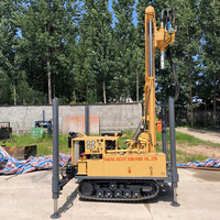 Machine portative diesel pneumatique de forage de puits d'eau de profondeur de 160m plate-forme de forage pour les puits profonds