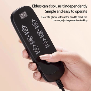 Respaldo de masaje de diseño ergonómico con calefacción infrarroja lejana y amasado de rodillos para respaldo de masaje de soporte <span class=keywords><strong>Lumbar</strong></span> - Product Image 5