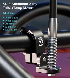 Kewig tùy chỉnh Hợp kim nhôm Whip cờ gắn kết cơ sở thích hợp cho 22-32mm Đường kính ống tay lái với xe máy dẫn ánh sáng cài đặt - Product Image 4