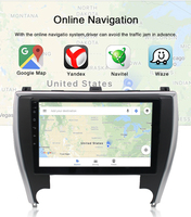 Lecteur multimédia de lecteur de radio vidéo de voiture de 10.1 pouces Android pour Toyota Camry 2015-2017