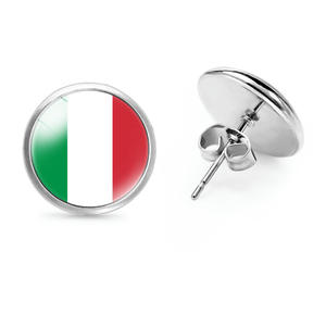 Pendientes de Botón de Piedra Natural con Forma de Animal, Estilo Europeo, para Mujer, Venta al por Mayor - Product Image 1