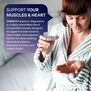 Complément alimentaire pour la santé : Capsules de potassium et de magnésium pour soutenir la santé vasculaire des adultes - Product Image 2