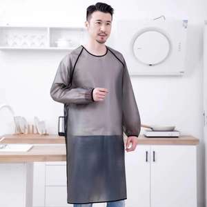 Nueva versión coreana cocina y hogar manga larga impermeable y a prueba de aceite TPU babero Oversleeve sanitario no lavado cubierta delantal - Product Image 3