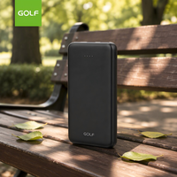 Batterie externe portable 10000mAh PD 20W à charge rapide, double USB universelle, vente en gros, OEM, écran LED, batterie Li-Polymère, double USB