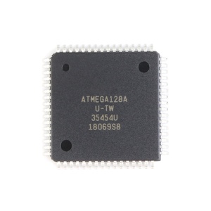 ATMEGA128A-AU QFP ATMEL ATMEGA128A TQFP64 แฟลชที่ตั้งโปรแกรมได้ - Product Image 1