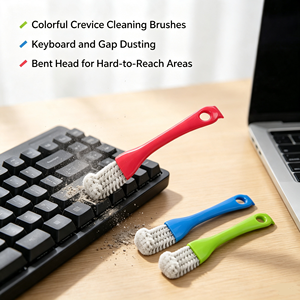 Brosse de nettoyage pour barbecue en acier inoxydable, brosse de cuisine anti-rayures avec poignée pour cuisinière, évier et ustensiles de cuisson - Product Image 4