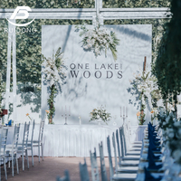 Tente de mariage extérieure transparente avec structure en aluminium et auvent en PVC imperméable pour événements