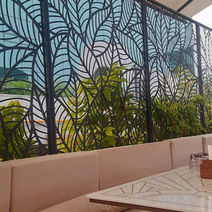 Lan can hàng rào thép không gỉ cắt laser hiện đại cho sàn ngoài trời, cầu thang, ban công và trang trí hồ bơi - Product Image 2