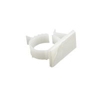 RCR Attaches de câble réglables Noir Blanc Adhésif Fil Clips 100pack Nylon Fil Pinces Réglable Câble Supports