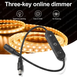 Fabbrica <span class=keywords><strong>Mini</strong></span> 3Key DC interruttore on off luminosità <span class=keywords><strong>LED</strong></span> <span class=keywords><strong>Dimmer</strong></span> per singolo colore luce a <span class=keywords><strong>Led</strong></span> - Product Image 2