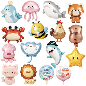 Globos de Aluminio con Forma de Insectos de Dibujos Animados, Mariquitas, Abejas, Ranas, Globos de Decoración para Fiestas de Cumpleaños Infantiles, Globos de Animales Insectos - Product Image 4