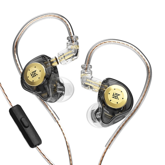 KZ EDX Pro In-Ear Stage Monitor Headphone Dual Magnetic Dynamic Unit Earphone Shock Bass Earbuds