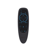 Vente en gros de souris aérienne G10s, télécommande intelligente multifonctionnelle, gyroscope, mini télécommande LED pour TV, commande vocale pour Android avec rétroéclairage