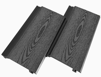 Classic 148x21 mm Composite Timber Wall Panels Customized 2D Wood Grain