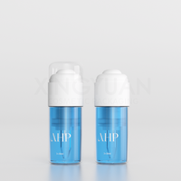 XINGYUAN Bouteille à pompe sans air pour liquide et poudre Bouteille à double chambre en plastique vide personnalisée