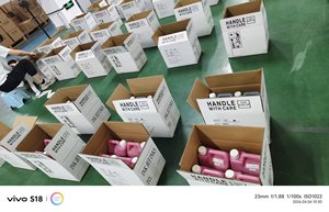 Konica Starfire <span class=keywords><strong>Seico</strong></span> Polaris C+M+Y+K Eco-Solvent pour impression numérique grand format certifié MSDS en bouteilles Solvent-A - Product Image 6