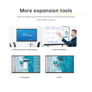 Riotouch 86 "Octa Core 2.28Ghz miễn phí giáo dục phần mềm hiển thị 8GB 128GB lưu trữ với Type-C bảng tương tác phẳng - Product Image 5