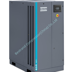 Compresseur d'air à vis à économie d'énergie <span class=keywords><strong>Atlas</strong></span> Copco série GA 26 kW, 27-136,6 CFM à 13 bar pour machine CNC, type stationnaire - Product Image 2