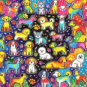 Cartoon Dog Print Plush Raschel Blanket Rectangular Anti-Pilling <b>Machine</b> Washable Four Seasons Home Use Modern Style - Product Image 3