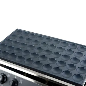 Dorayaki-equipo eléctrico/Manual para aperitivos, máquina antiadherente para hacer magdalenas y muffins con 50 agujeros, con CE