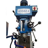 Manual fresadora vertikale horizontale 3 achse DRO Auto tippen ZX6350ZA mühle bohrer bohren und fräsen maschine