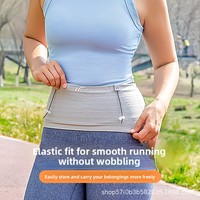 Sac banane de sport personnalisé avec logo, multifonctionnel, invisible, respirant, en nylon, pour course en extérieur, ceinture de marathon, pochette pour téléphone, OEM ODM