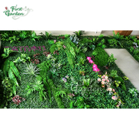 Verdoyant plante artificielle jardin vertical pour la décoration extérieure mur d'herbe décoration De Noël jour récolte