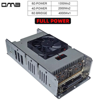 PFA6000 Module amplificateur professionnel classe D 4000W à 2 canaux: PFC, alimentation audio verte, fréquence fixe