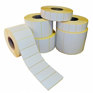 Anpassbare Matte Weiße Selbstklebende Hitzebeständige Thermopapier-Etiketten - 100 Blatt 60x40mm Supermarkt-Verpackung MX Marke - Product Image 5