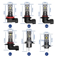 Nuevo Faro Delantero LED para Automóvil 2025, Súper Brillante, con Chips CSP 7035 de 50 W, H1 H4 H7 H11 9004/5/6/7 9012 880/881 H13