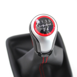 Car Gear <b>Shift</b> <b>Knob</b> For Seat Leon 3 5 Speed 6 Speed Aluminum Alloy Red Ergonomic Design - Product Image 3