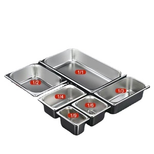 Récipient Gastronorm Inox 1/1 10 Cm Equipement de Cuisine Fabricants Acier Transparent Stockage Gastonomia Alimentaire Gastroom Soupe Gn Pa - Product Image 1