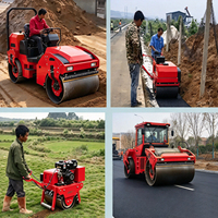 Compacteur vibrant à double tambour pour la compactation de l'asphalte des trottoirs et des allées
