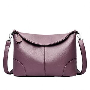 Bolso Bandolera de Piel Sintética para Mujer, con Cierre de Cremallera, Nuevo Bolso de Moda con Cadena de Diamantes y Poliéster - Product Image 1
