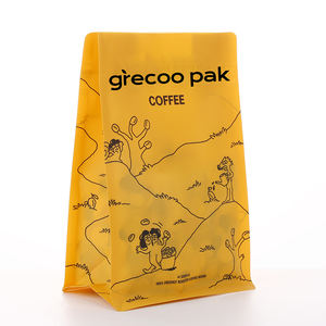 맞춤형 로고 커피 백 밸브 지퍼 고차단 포장지 로스팅 커피 원두 및 분쇄 커피 식품 포장 백 - Product Image 3