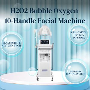 New H2O2 Bubble Oxygen 10 Handle Cleansing <b>Toner</b> & Skin Renewal Facial Care <b>Machine</b> - Product Image 1